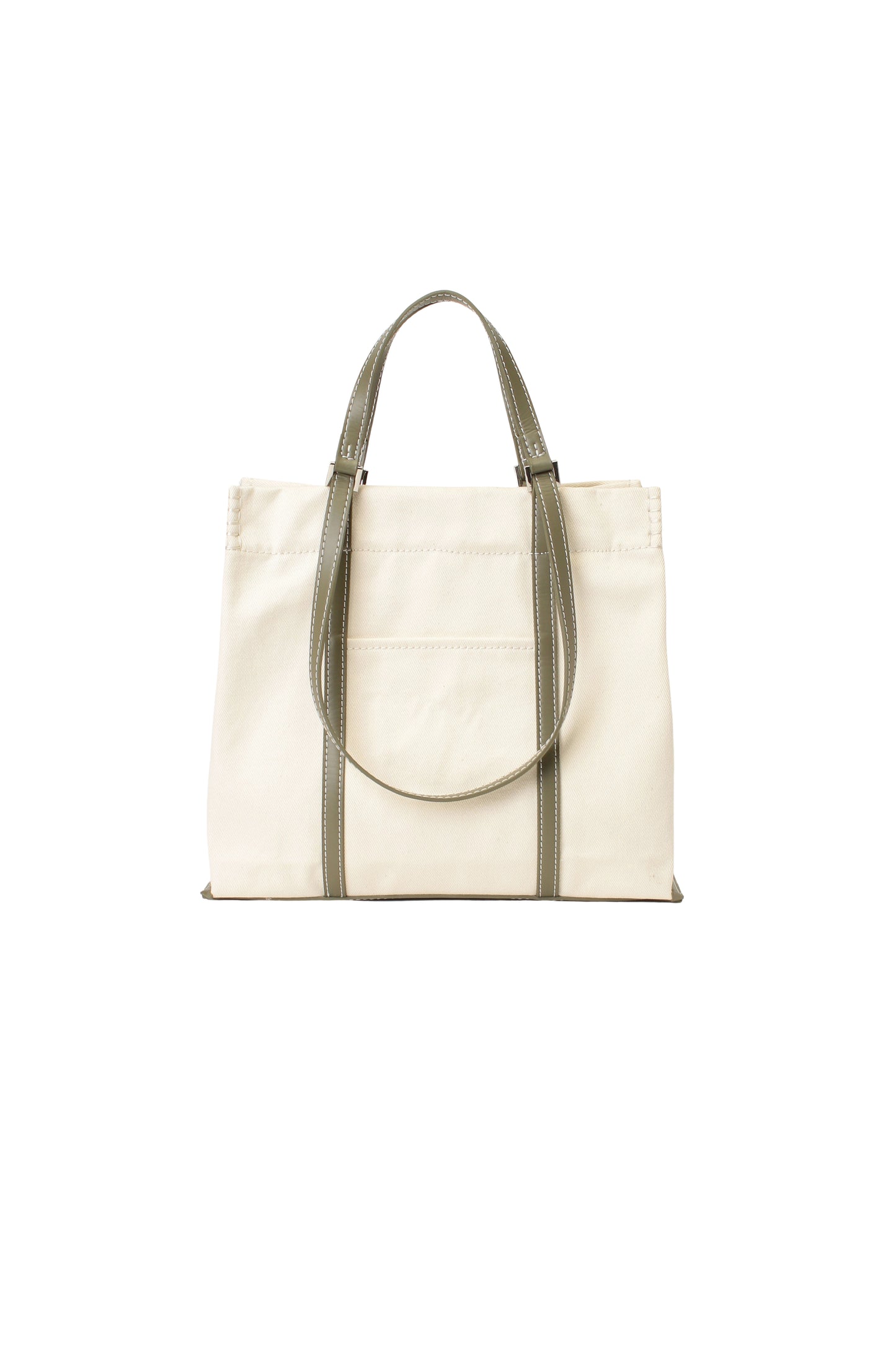 w handle canvas tote