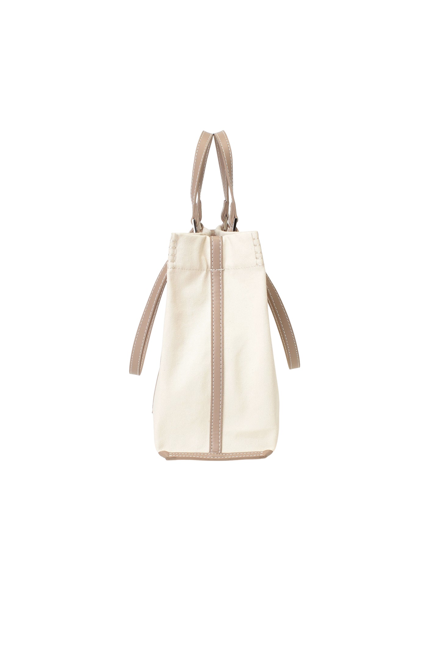 w handle canvas tote