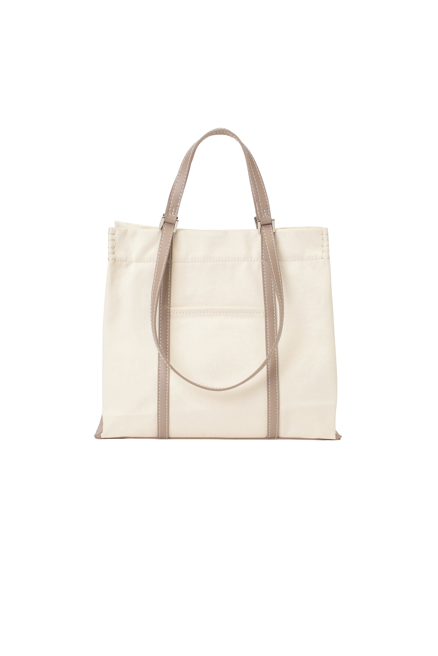 w handle canvas tote