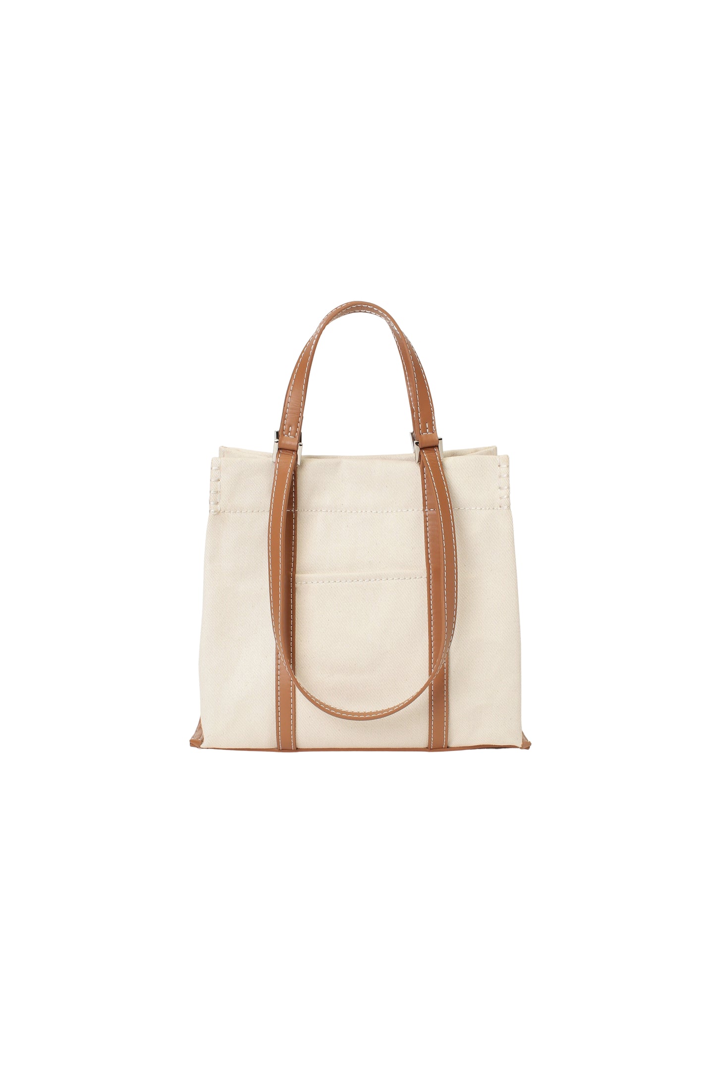 w handle canvas mini tote