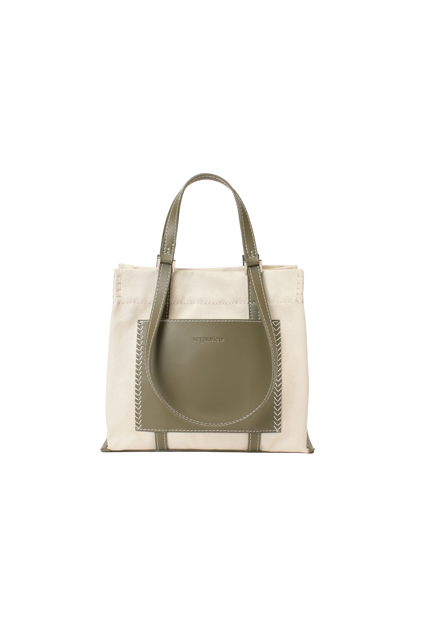 w handle canvas mini tote