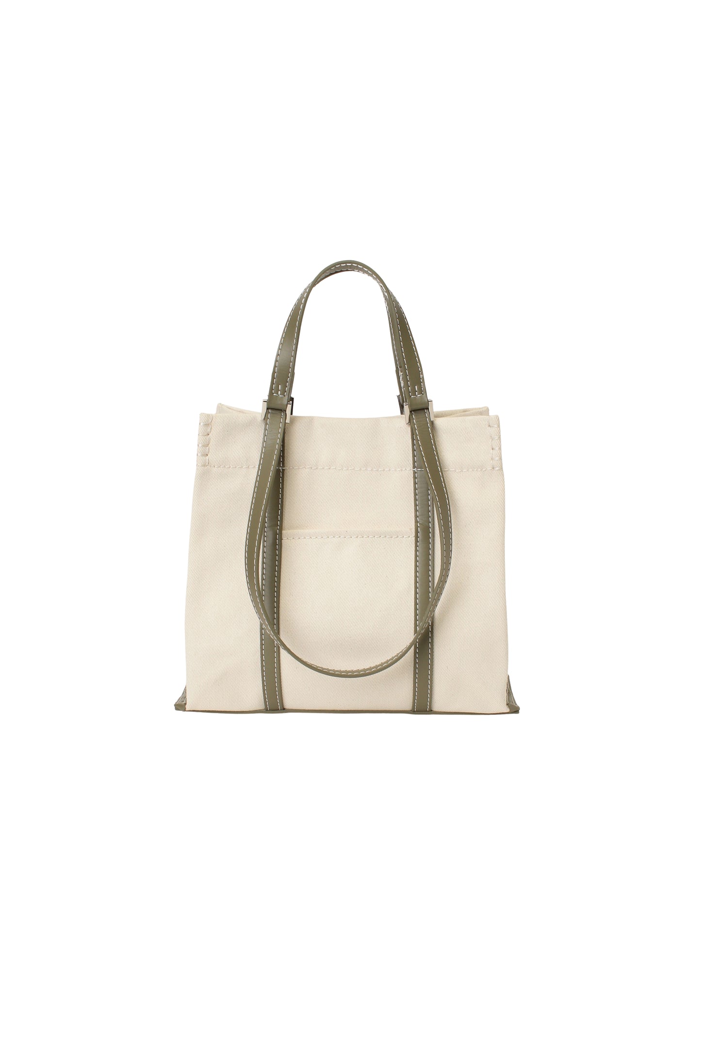 w handle canvas mini tote