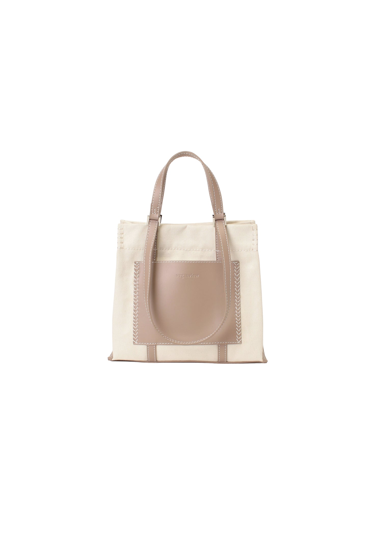 w handle canvas mini tote